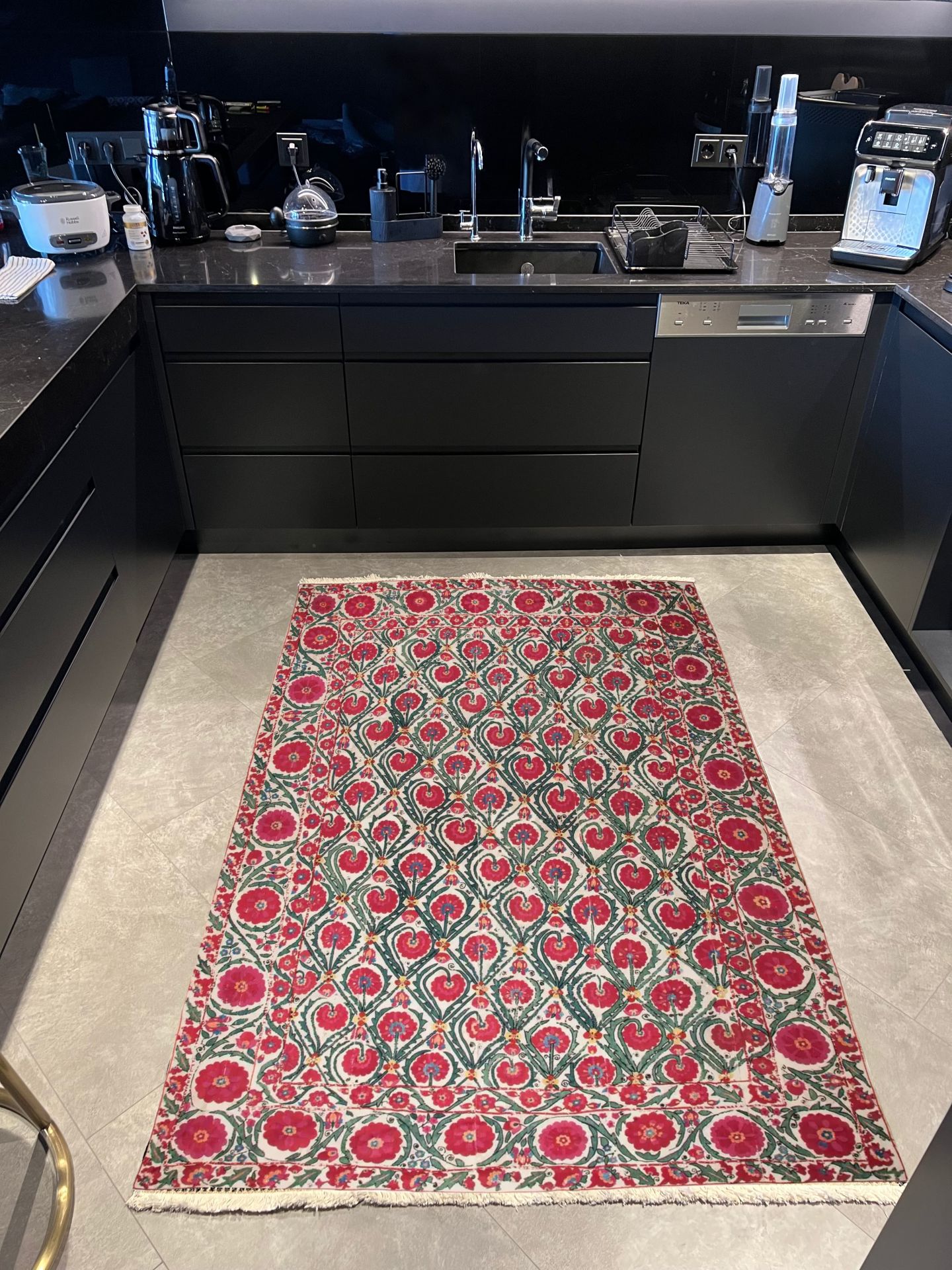 Mira 1031 Suzani Özbek Tema Dokuma Taban Halı 100x250