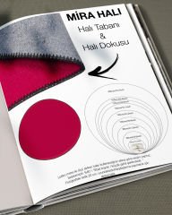 Mira 1157 Yuvarlak Şal Desenli Kiremit Renk Halı mira 150×150