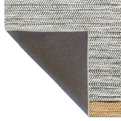 Mira Gri Renk Modern Tasarım Dekoratif Halı Mira 1525 80×300