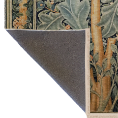 Mira Çok Renkli Hayat Ağacı Temalı Yaprak ve Meyve Desenli Saçaklı Vintage Dekoratif Halı Mira 2878 155×240