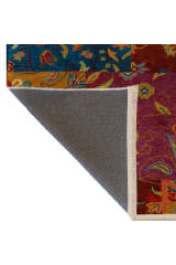 Mira Çok Renkli Çiçek Desenli Vintage Dekoratif Halı Mira 1550 150×250
