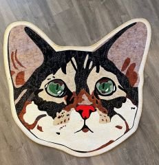 Mira 893 Sevimli Kedi Desenli Halı 150×150